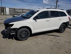 Salvage cars for sale from Copart Los Angeles, CA: 2017 Dodge Journey SE