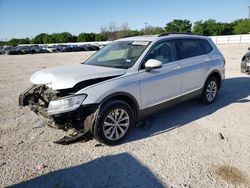 Salvage cars for sale at San Antonio, TX auction: 2018 Volkswagen Tiguan SE