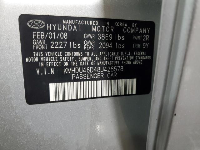 2008 Hyundai Elantra GLS