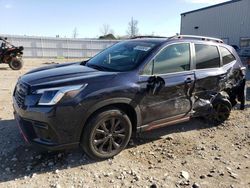 Salvage cars for sale from Copart Appleton, WI: 2022 Subaru Forester Sport