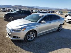 Salvage cars for sale at North Las Vegas, NV auction: 2015 Ford Fusion Titanium Phev