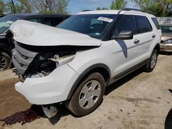 Salvage cars for sale at Bridgeton, MO auction: 2013 Ford Explorer