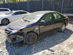 Salvage cars for sale from Copart Waldorf, MD: 2012 Toyota Corolla Base