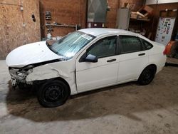 Salvage cars for sale from Copart Ebensburg, PA: 2010 Ford Focus S