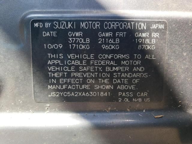 2010 Suzuki SX4 LE