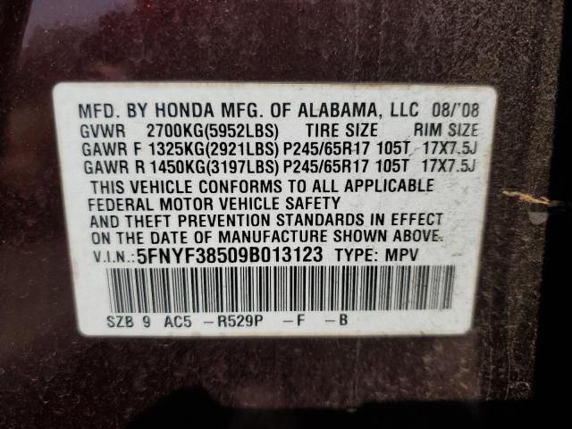 2009 Honda Pilot EXL