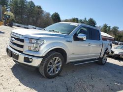 Salvage cars for sale from Copart Mendon, MA: 2016 Ford F150 Supercrew