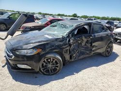 Salvage cars for sale at San Antonio, TX auction: 2018 Ford Fusion SE