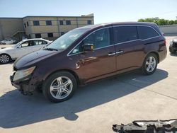 Salvage cars for sale at Wilmer, TX auction: 2013 Honda Odyssey Touring