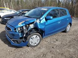 Salvage cars for sale from Copart Ontario Auction, ON: 2018 Mitsubishi Mirage ES