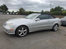 Salvage cars for sale at San Martin, CA auction: 2005 Mercedes-Benz CLK 320