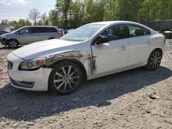 Salvage cars for sale at Waldorf, MD auction: 2015 Volvo S60 Premier