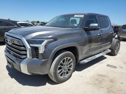 Salvage trucks for sale at San Antonio, TX auction: 2023 Toyota Tundra Crewmax Limited
