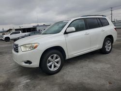Salvage cars for sale at Sun Valley, CA auction: 2008 Toyota Highlander