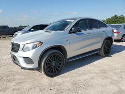 Salvage cars for sale from Copart Houston, TX: 2016 Mercedes-Benz GLE Coupe 450 4matic