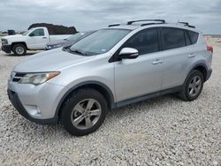 Salvage cars for sale from Copart New Braunfels, TX: 2015 Toyota Rav4 XLE