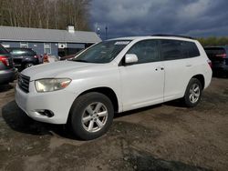 Salvage cars for sale from Copart East Granby, CT: 2008 Toyota Highlander