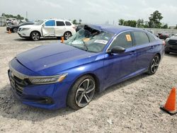 Honda salvage cars for sale: 2022 Honda Accord Sport