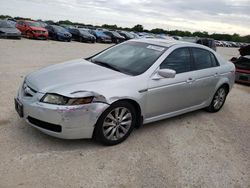 Salvage cars for sale from Copart San Antonio, TX: 2005 Acura TL
