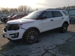 Salvage cars for sale at Rogersville, MO auction: 2016 Ford Explorer Sport