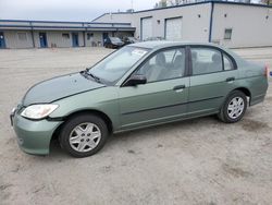 Salvage cars for sale from Copart Arlington, WA: 2004 Honda Civic DX