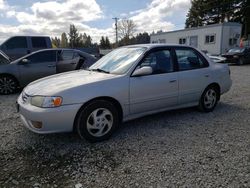 Salvage cars for sale at Graham, WA auction: 2001 Toyota Corolla CE