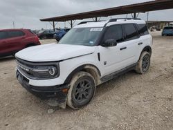 Salvage cars for sale at Temple, TX auction: 2022 Ford Bronco Sport BIG Bend
