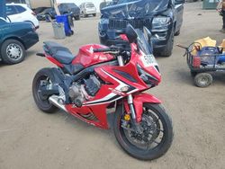 Salvage motorcycles for sale at Brighton, CO auction: 2019 Honda CBR650 RA