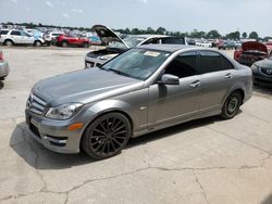 Salvage cars for sale at Sikeston, MO auction: 2012 Mercedes-Benz C 250