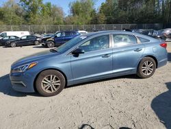 Salvage cars for sale at Waldorf, MD auction: 2015 Hyundai Sonata SE