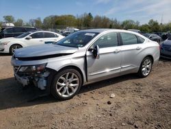 Salvage cars for sale from Copart Chalfont, PA: 2018 Chevrolet Impala Premier