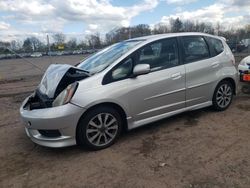 Honda FIT Sport salvage cars for sale: 2013 Honda FIT Sport