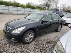 Salvage cars for sale at Bridgeton, MO auction: 2015 Infiniti Q40