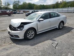 Salvage cars for sale from Copart Grantville, PA: 2016 Volkswagen Passat S