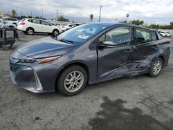 Salvage cars for sale from Copart Colton, CA: 2017 Toyota Prius Prime