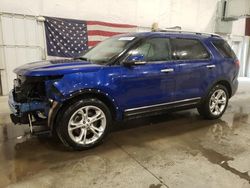 Salvage cars for sale from Copart Avon, MN: 2014 Ford Explorer Limited