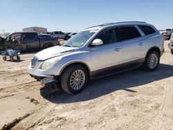 Salvage cars for sale from Copart Amarillo, TX: 2012 Buick Enclave