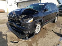 Salvage cars for sale from Copart Pekin, IL: 2016 Jeep Cherokee Latitude