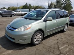 Salvage cars for sale at Denver, CO auction: 2010 Toyota Sienna XLE