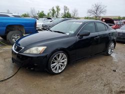 Lexus IS 250 salvage cars for sale: 2008 Lexus IS 250