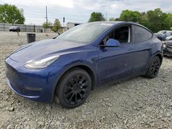 Salvage cars for sale at Mebane, NC auction: 2021 Tesla Model Y