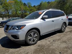 Nissan Pathfinder salvage cars for sale: 2018 Nissan Pathfinder S