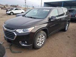 Salvage cars for sale at Colorado Springs, CO auction: 2018 Chevrolet Traverse LT