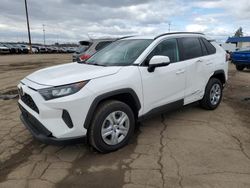 Salvage cars for sale at Woodhaven, MI auction: 2020 Toyota Rav4 LE