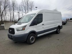 Salvage trucks for sale at East Granby, CT auction: 2015 Ford Transit T-250