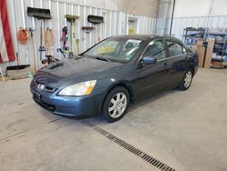 Honda Accord EX salvage cars for sale: 2005 Honda Accord EX