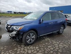 Salvage cars for sale at Woodhaven, MI auction: 2020 Nissan Pathfinder SL