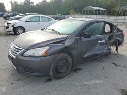 Salvage cars for sale from Copart Savannah, GA: 2014 Nissan Sentra S