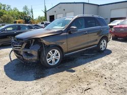 Salvage cars for sale from Copart Savannah, GA: 2012 Mercedes-Benz ML 350 4matic