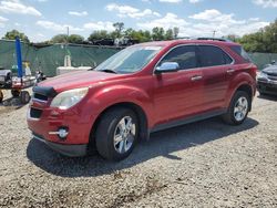 Salvage cars for sale from Copart Riverview, FL: 2012 Chevrolet Equinox LTZ